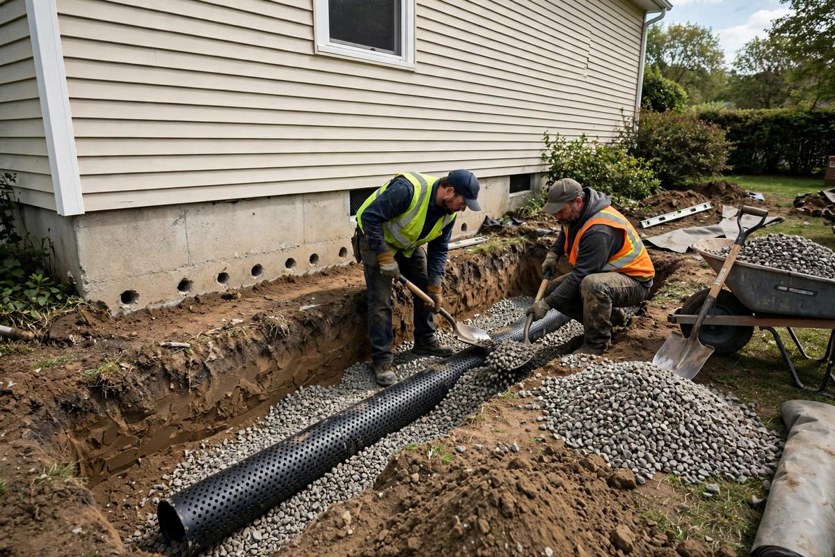 Foundation Drainage in Washington, DC